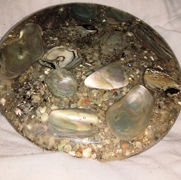 Trivet Hot Plate Shells Pacific Ocean Hyler Enterprises California Mid Century - Picture 7 of 12